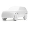 Sculpture Range Rover blanche Land Rover